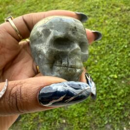 Labradorite Skull