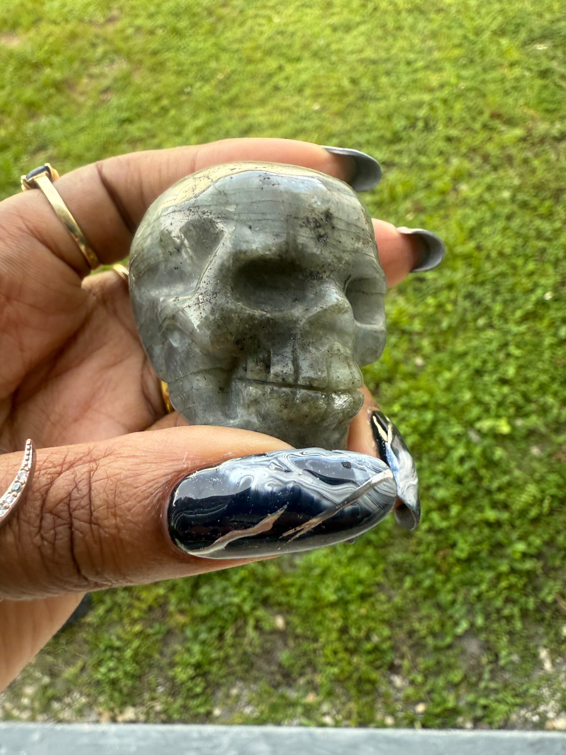 Labradorite Skull - Spiritual, Crystals - Astrolyszics