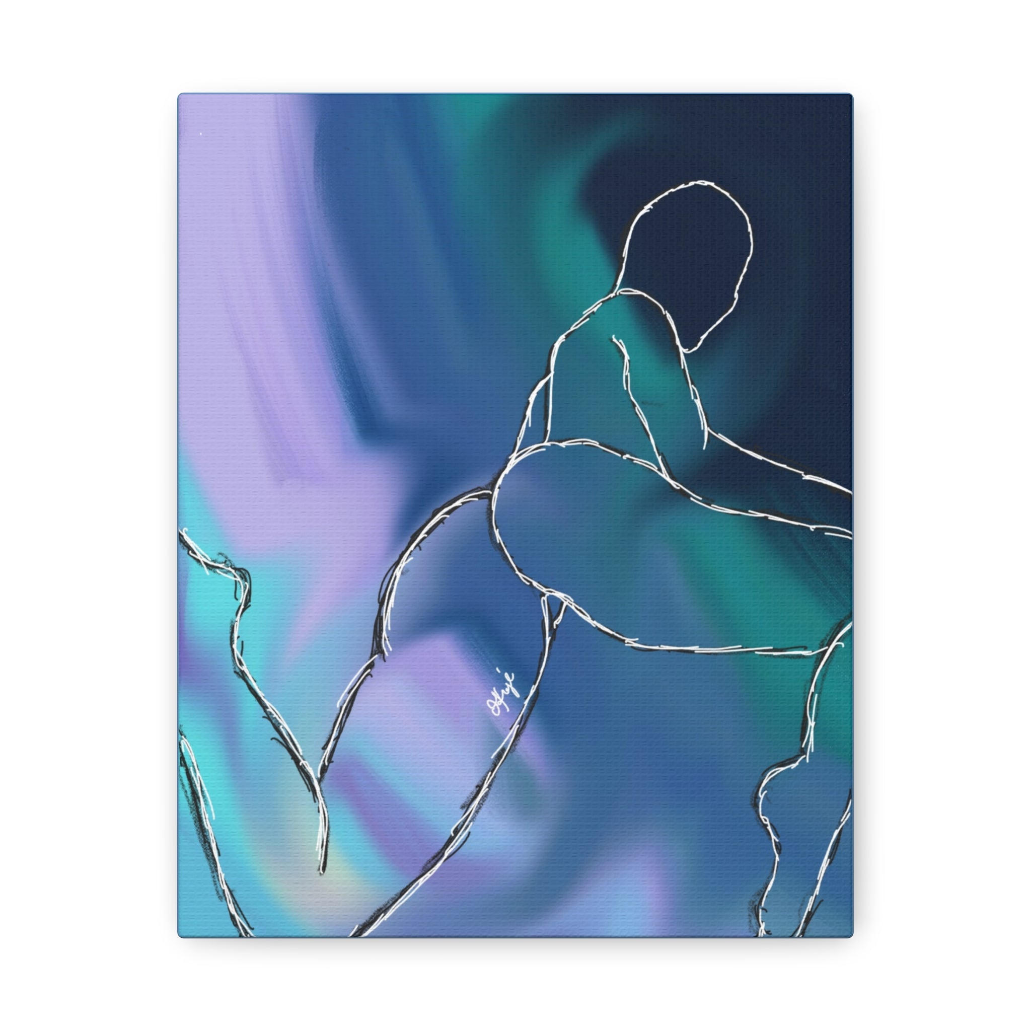 ‘Blue Woman’ Canvas - (Uncategorized)