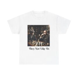 They Not Like Us Unisex Heavy Cotton Tee, Vintage Chess T-Shirt, Gift for Chess Lovers, Casual Graphic Tee, Unique Statement Shirt