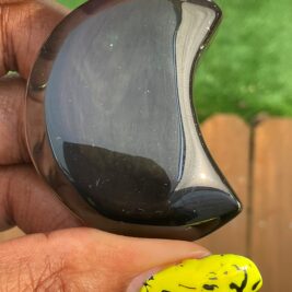 Rainbow Obsidian Moon