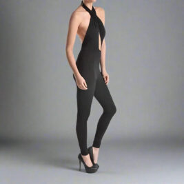 Cross Front jumpsuit catsuit- Prima Dons and Donnas