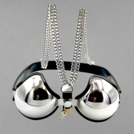 Chastity Metal Bra (Ready to Ship)- Prima Dons and Donnas