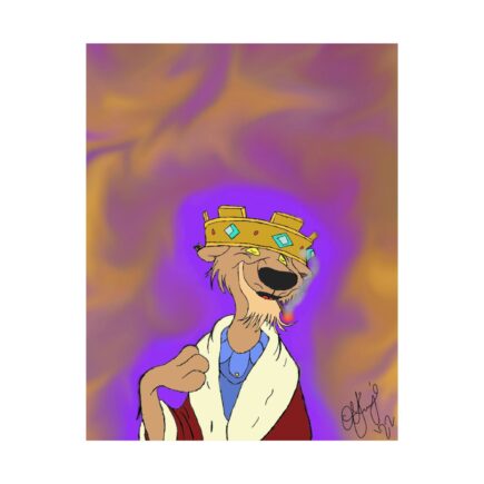 The King Formerly Known As Prince John Poster - Art, Prints / Wall Art - 70s disney animation style, animated comedy villain poster, animated film poster style, animated movie villain print, animated satire character art, animated villain artwork, anthropomorphic lion king art, artistic cartoon reinterpretation, bold character poster design, cartoon royalty parody, character driven illustration, cinematic cartoon art print, classic animated comedy art, classic animated film art, classic animation character design, classic disney film decor, classic disney storytelling art, collectible animation art print, collectible disney poster, colorful cartoon poster, comedic villain art, cult disney character decor, disney character illustration, disney classic collection style, disney inspired graphic print, disney inspired wall print, disney movie tribute art, disney nostalgia print, disney villain art, expressive animation artwork, fantasy cartoon royalty art, fantasy film character decor, humorous villain depiction, iconic animated villain print, illustrated movie character art, medieval themed cartoon art, nostalgic animation tribute, nostalgic childhood movie decor, nostalgic disney villain merch, nostalgic disney wall art, nostalgic film character art, playful animation poster design, playful villain artwork, pop culture cartoon art, prince john fan art, Prince John poster, regal animal character art, retro animation poster, retro cartoon aesthetic, retro cinematic wall art, retro disney animation art, retro movie nostalgia decor, retro pop animation decor, robin hood disney poster, stylized disney character print, stylized villain portrait, vibrant cartoon wall decor, villain character wall decor, vintage animation fan art, vintage cartoon poster, vintage disney fandom, vintage disney poster aesthetic, whimsical character illustration, whimsical regal character art, whimsical villain illustration