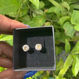 Citrine Stud Earring