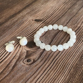 Moonstone Cufflink Set