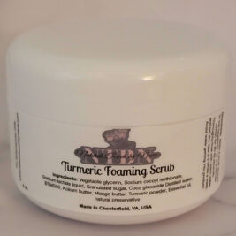 Turmeric foaming scrub