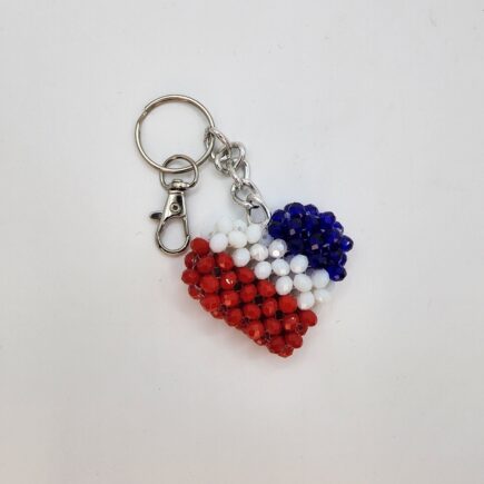 USA patriotic key chain