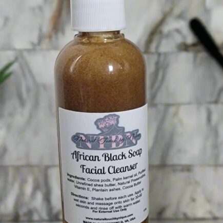 African Black Soap Facial Cleanser