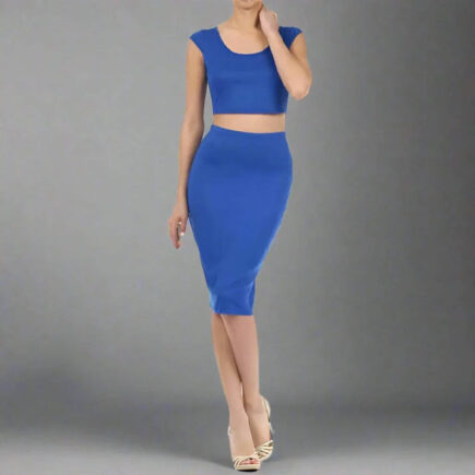 Coral Pensil Skirt- Prima Dons and Donnas