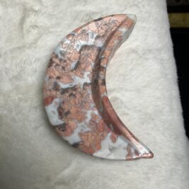 Flower Agate Moon Bowl