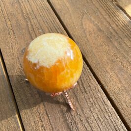 Orange Calcite Sphere