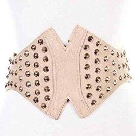 BUCKLE DISIGN WIDE ELASTIC BELT