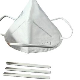 Aluminum Metal Nose Bridge Strips Adhesive Flat Bendable Making Mask