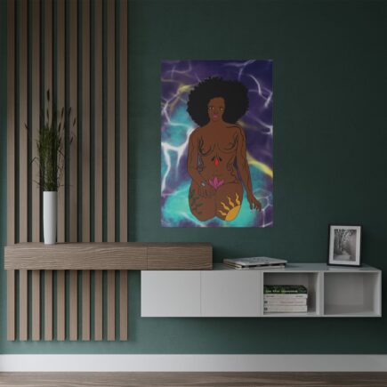 Tides of Renewal Poster - Art, Prints, Wall Art, Decor Interior, Wall Decor - afro art, afro inspired art, afrocentric artwork, afrocentric decor, afrocentric home decor, afrocentric illustration, artistic afrocentric design, artistic black decor, artistic black expression, artistic black portrait, artistic cultural expression, artistic feminine energy, artistic melanin decor, black aesthetic decor, black art collector piece, black art print, black artist creation, black artist made, black artist merch, black beauty illustration, black beauty wall decor, black creativity artwork, black culture art, black culture decor, black excellence artwork, black female illustration, black female portrait, black feminine decor, black feminine energy, black girl art, black girl magic art, black girl wall art, black heritage art, black identity artwork, black owned art, black queen illustration, black queen wall art, black woman aesthetic, black woman artwork, black woman canvas art, black woman home decor, black woman inspired art, black woman inspired decor, black woman painting, black woman poster, black woman room decor, black woman wall art, black women empowerment art, black women illustration, bold black art, colorful black art, contemporary black art, contemporary black female portrait, contemporary portrait illustration, creative black expression, cultural artwork, cultural wall decor, emotional acrylic painting, emotional portrait artwork, empowering feminine artwork, expressive black art, expressive black female art, expressive portrait painting, feminine power artwork, handmade style artwork, melanated artwork, melanated queen artwork, melanin art, melanin queen art, modern black artwork, modern melanin artwork, natural beauty art, natural hair artwork, natural hair portrait, original acrylic art, original black woman art, original cultural artwork, original portrait art, powerful women artwork, statement wall art, textured acrylic art, unique black art print, unique melanated art, vibrant black artwork, vibrant feminine artwork