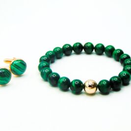 Malachite Cufflink Set