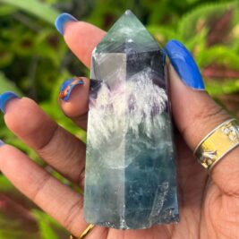 Feather Fluorite Obelisk