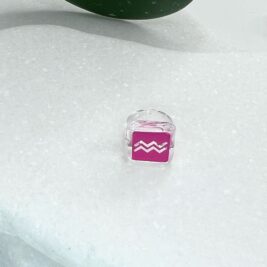 Aquarius Zodiac sign ( pink outline)