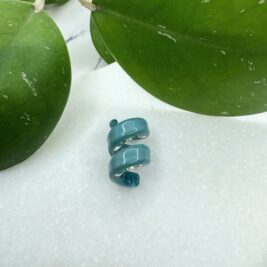 Teal Open Spiral
