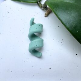 Peppered Mint Clay Open Spiral