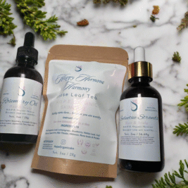 Complete Hair Wellness Set – Seductive Strands + Rosemary Oil + Hormone Balancing Tea