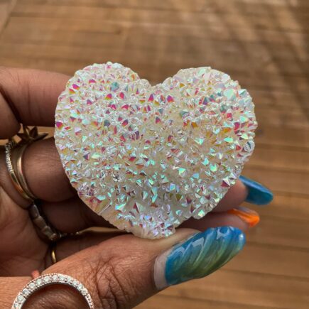 Aura Quartz Heart - Spiritual, Crystals - Astrolyszics