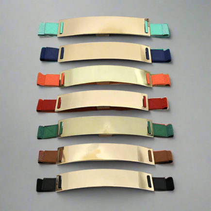 Colored Half Metal Wide Belt- Prima Dons and Donnas
