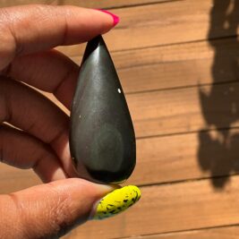 Rainbow Obsidian Raindrop