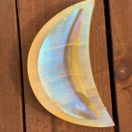 Aura Selenite Moon Bowl