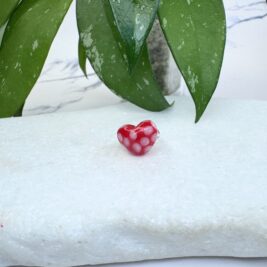 Red and white Bubble Heart