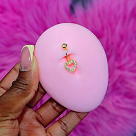 Gold Heart Belly Ring