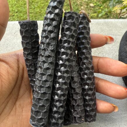 Black Altar Candle - Spiritual, Crystals - Astrolyszics