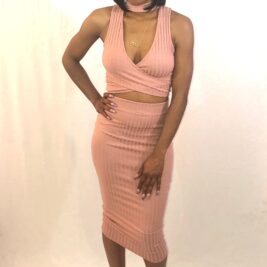 Blush Midi Skirt Set