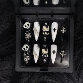 Black Diary  - Press On Nails