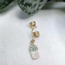 Snake Plant Wire Loc Jewelry