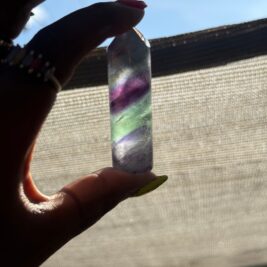 Rainbow Fluorite Point