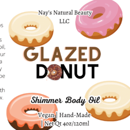 Glazed Donut Shimmer & Non Body Oil 4oz