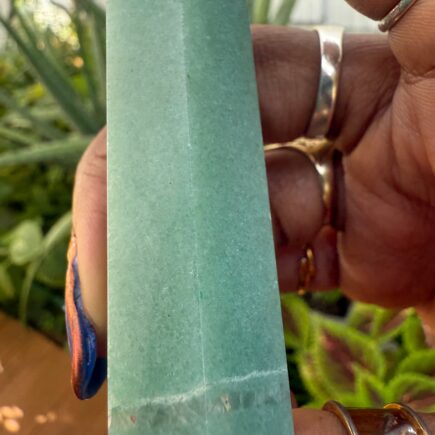 Green Aventurine Point - Spiritual, Crystals - Astrolyszics