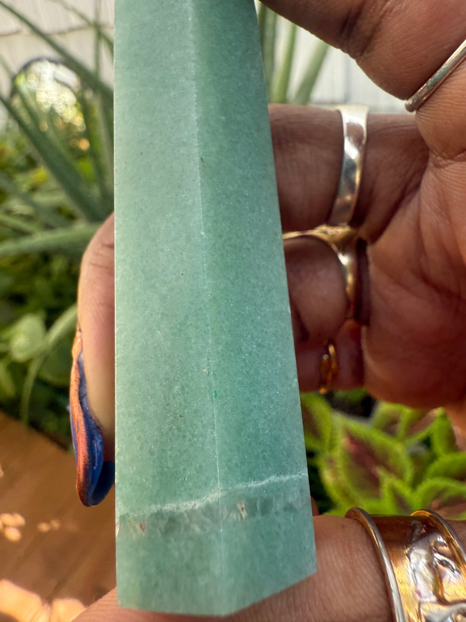 Green Aventurine Point - Spiritual, Crystals - Astrolyszics