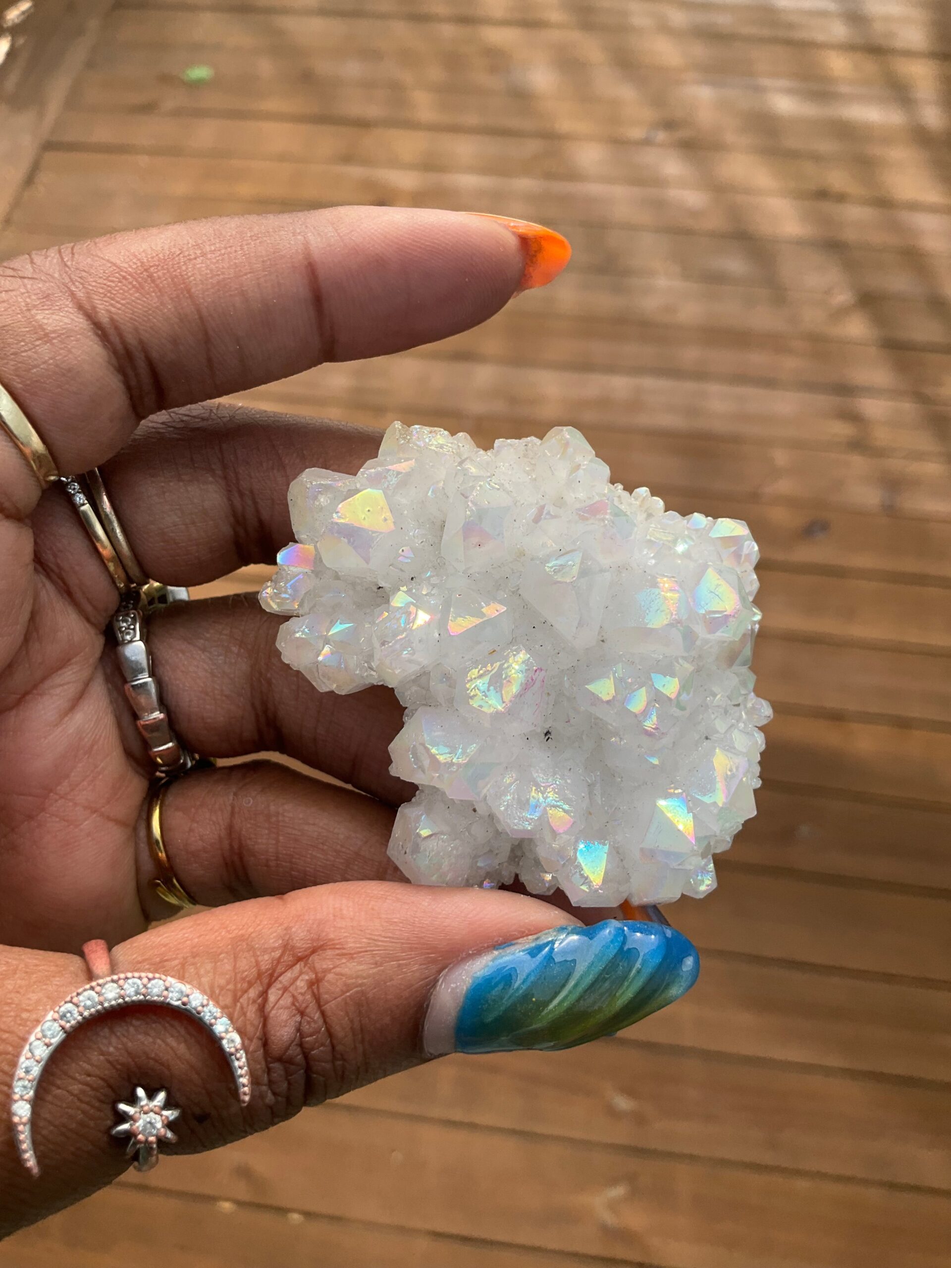 Aura Quartz Cluster - Spiritual, Crystals - Astrolyszics