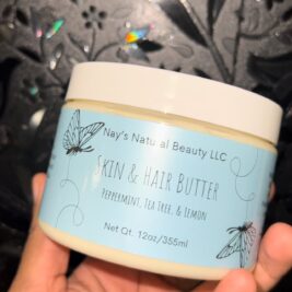 Peppermint, Tea Tree, & Lemon Essential Oil Body Butter 12oz