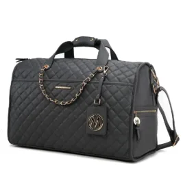 Mkf Lexie Women's Vegan Leather Duffle Bag By Mia K