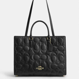 Maggie Tote Bag In Signature Leather