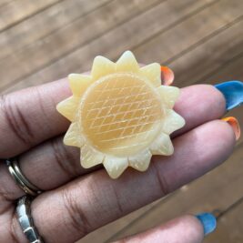 Yellow Calcite Sunflower