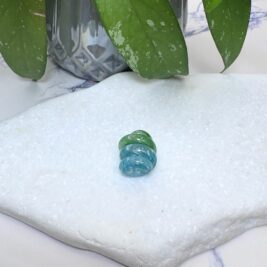 Teal and Green Swirl Coil