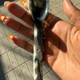 Moss Agate Altar Spoon