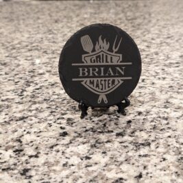 Custom Grill Master Slate Coaster