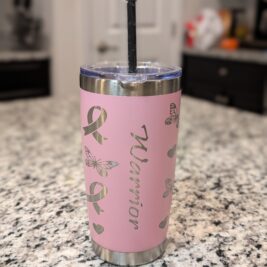 20oz Breast Cancer Awareness Tumbler