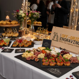 Customizable Slate Serving Board & Coaster Set