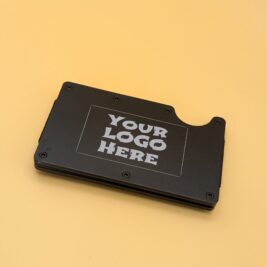 Customizable Metal Wallet with Money Clip